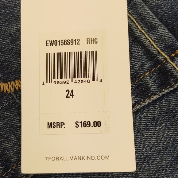 7 For All Mankind Tailorless Kimmie Bootcut Jeans NWOT - Picture 7 of 12